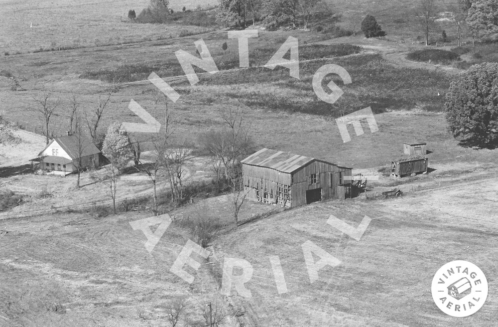 Vintage Aerial Kentucky Taylor County 1982 81WTA1