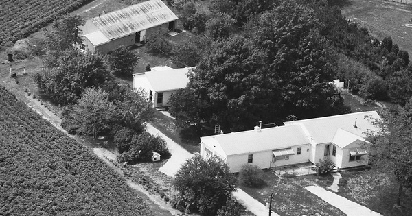 Vintage Aerial photo from 1988 in Johnson County, IN