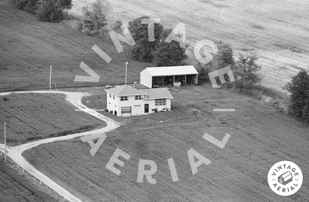 Vintage Aerial Indiana Johnson County 1981 4JJO6