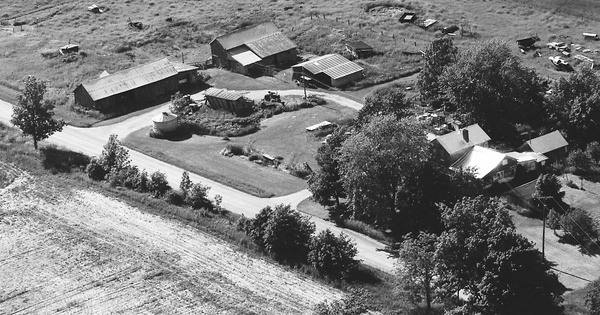 Vintage Aerial photo from 1989 in Ionia County, MI