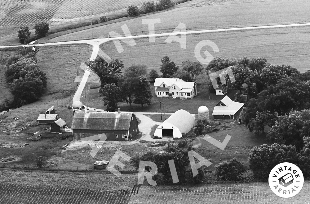 Vintage Aerial Minnesota McLeod County 1967 37MMCL7