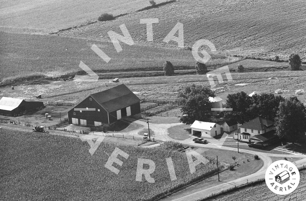 Vintage Aerial Indiana Howard County 1973 64THO16