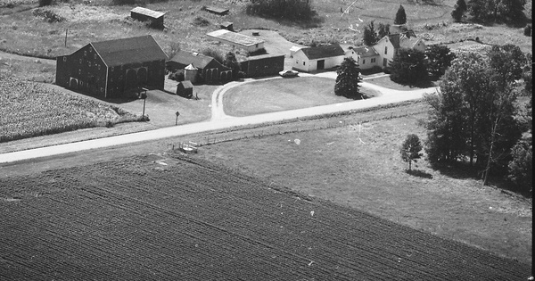 Vintage Aerial photo from 1975 in Huntington County, IN