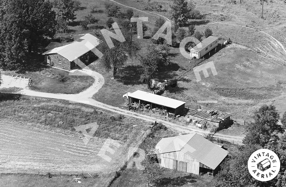 Vintage Aerial Kentucky McLean County 1980 3SMC12