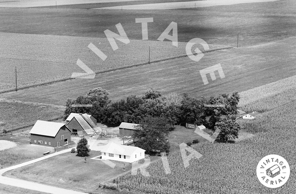 Vintage Aerial Iowa Humboldt County 1971 21IHU6