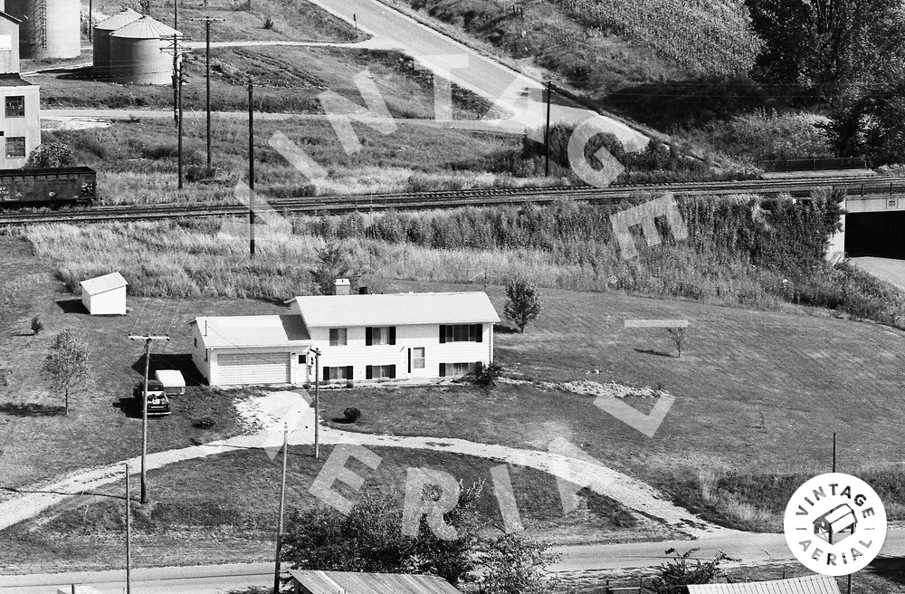 Vintage Aerial Iowa Henry County 1976 17HHE2