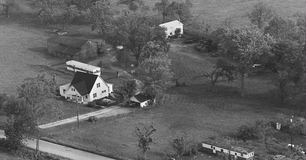 Vintage Aerial photo from 1980 in Jessamine County, KY