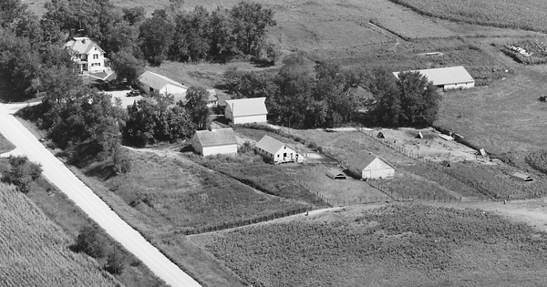 Vintage Aerial photo from 1979 in Audubon County, IA