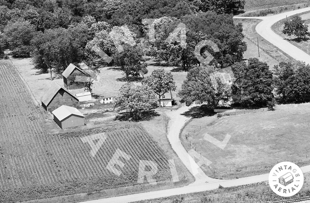 Vintage Aerial Iowa Dallas County 1977 13NDA27