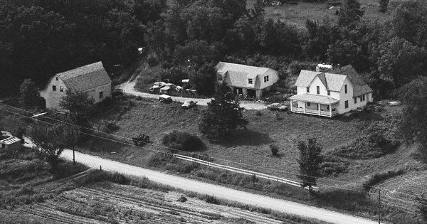 Vintage Aerial photo from 1992 in Jefferson County, KS