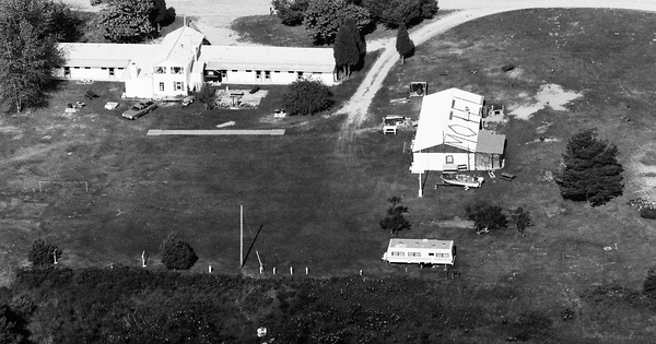 Vintage Aerial photo from 1983 in Manistee County, MI