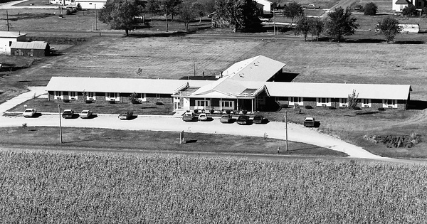 Vintage Aerial photo from 1976 in Guthrie County, IA