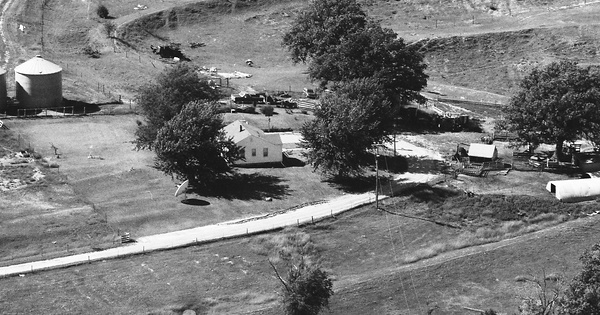 Vintage Aerial photo from 1989 in Fremont County, IA