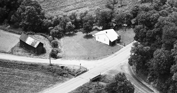 Vintage Aerial photo from 1975 in Greene County, PA