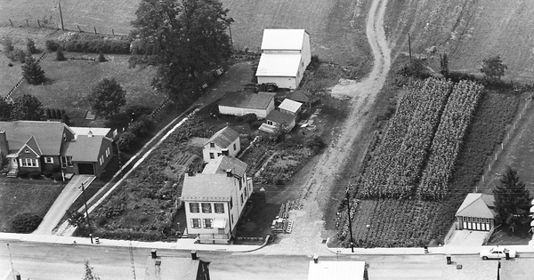 Vintage Aerial photo from 1963 in York County, PA