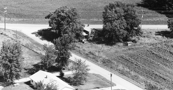 Vintage Aerial photo from 1974 in Stephenson County, IL