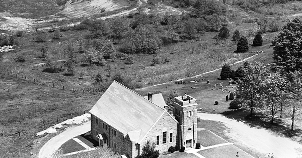 Vintage Aerial photo from 1965 in Butler County, PA