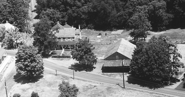 Vintage Aerial photo from 1966 in Dauphin County, PA