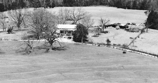 Vintage Aerial photo from 1984 in Barbour County, AL