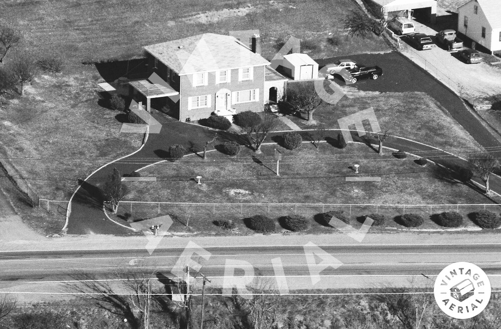 Vintage Aerial Virginia Montgomery County 1990 43CMO21