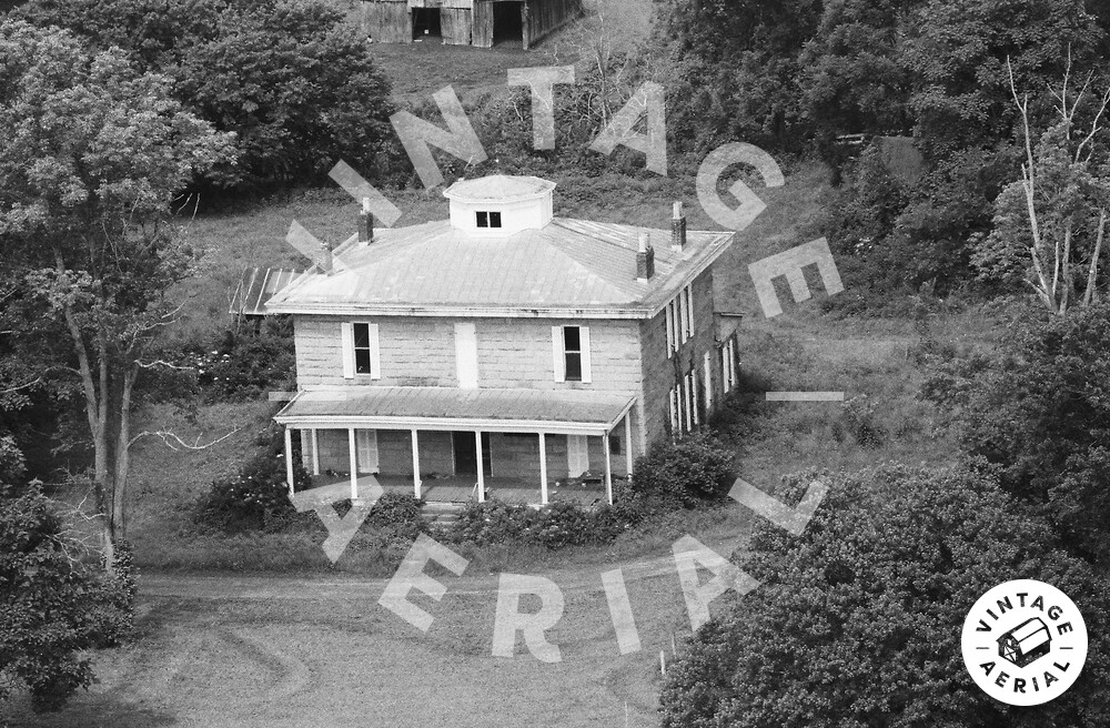 Vintage Aerial West Virginia Mason County 1987 54HMA4