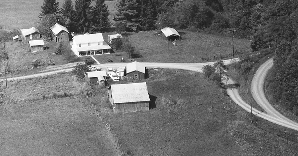 Vintage Aerial photo from 1995 in Greenbrier County, WV