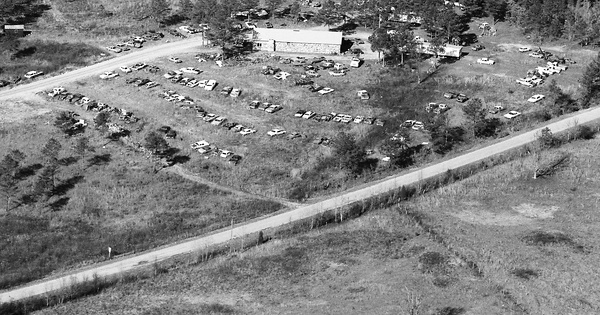 Vintage Aerial photo from 1986 in Cherokee County, AL