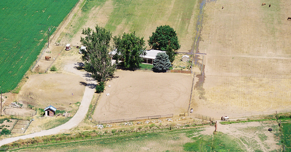 Vintage Aerial photo from 2000 in Gem County, ID