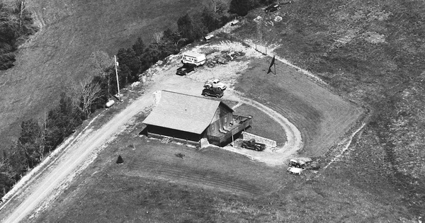 Vintage Aerial photo from 1993 in Cocke County, TN