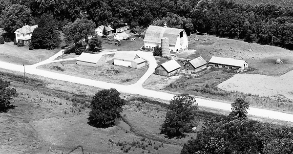Vintage Aerial photo from 1971 in Howard County, IA