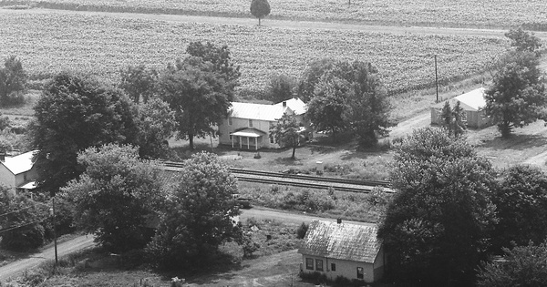 Vintage Aerial photo from 1975 in Fauquier County, VA