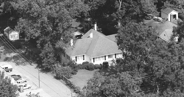 Vintage Aerial photo from 1990 in Abbeville County, SC