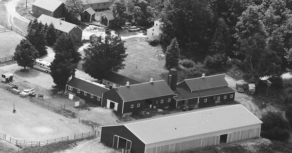 Vintage Aerial photo from 1987 in Worcester County, MA
