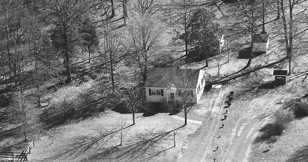 Vintage Aerial photo from 1974 in Fauquier County, VA