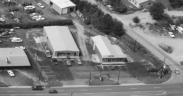 Vintage Aerial photo from 1987 in Buncombe County, NC