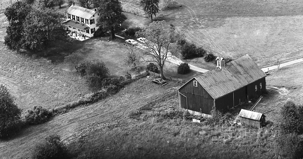 Vintage Aerial photo from 1973 in Baltimore County, MD