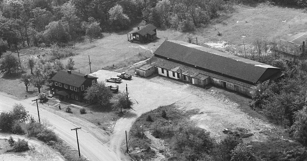 Vintage Aerial photo from 1966 in Beaver County, PA