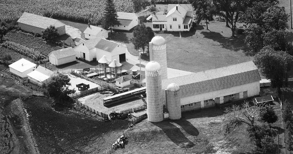 Vintage Aerial photo from 1979 in Green Lake County, WI