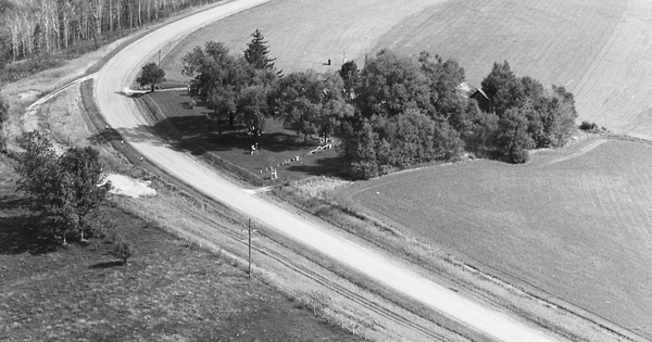 Vintage Aerial photo from 1973 in Iowa County, WI