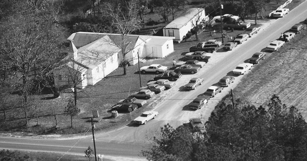 Vintage Aerial photo from 1985 in Harnett County, NC