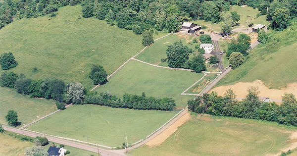 Vintage Aerial photo from 2004 in Washington County, TN