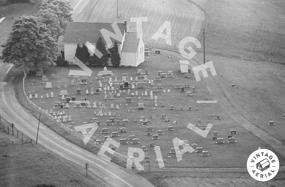Vintage Aerial Pennsylvania Fulton County 1982 6HFU29