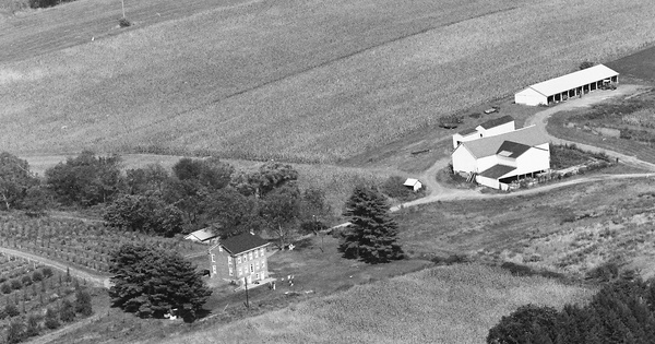 Vintage Aerial photo from 1984 in Schuylkill County, PA