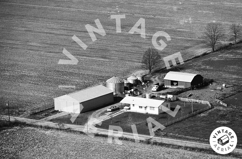 Vintage Aerial Missouri Scott County 1975 2HSC31