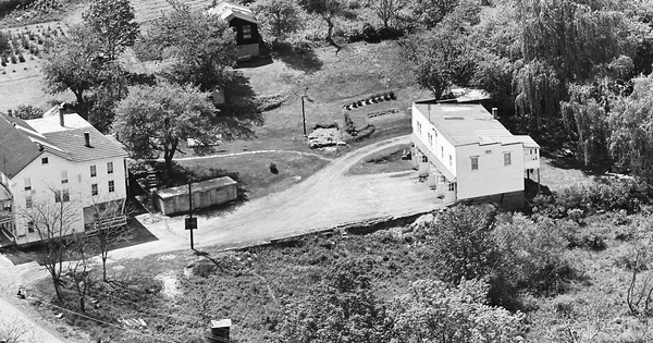 Vintage Aerial photo from 1963 in Luzerne County, PA