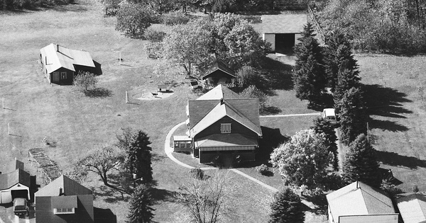 Vintage Aerial photo from 1985 in Fayette County, PA