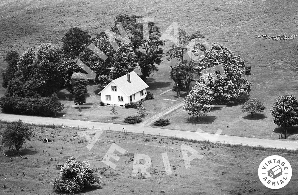 Vintage Aerial Indiana Bartholomew County 1975 5GBA17