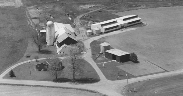 Vintage Aerial photo from 1996 in Crawford County, PA