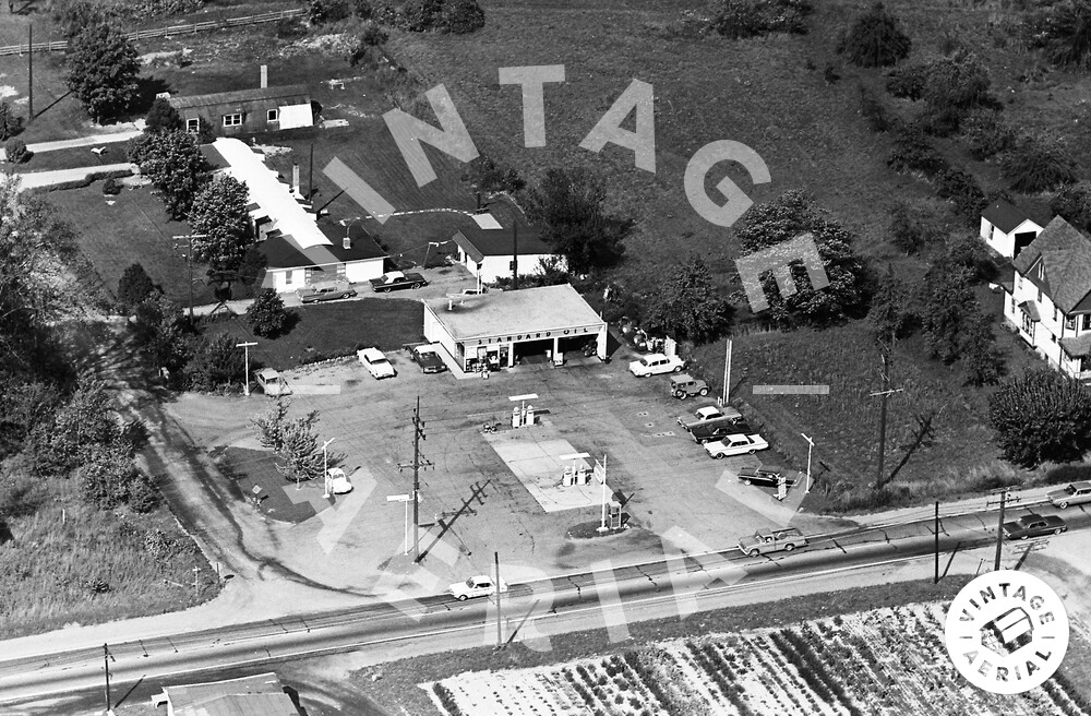 Vintage Aerial Ohio Geauga County 1965 18IGE9