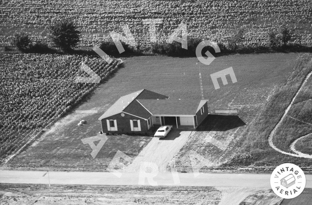 Vintage Aerial Ohio Darke County 1977 39FDA19